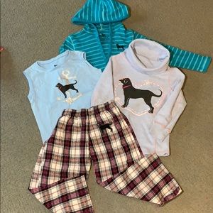 Lot of 4 Black Dog girls clothes!